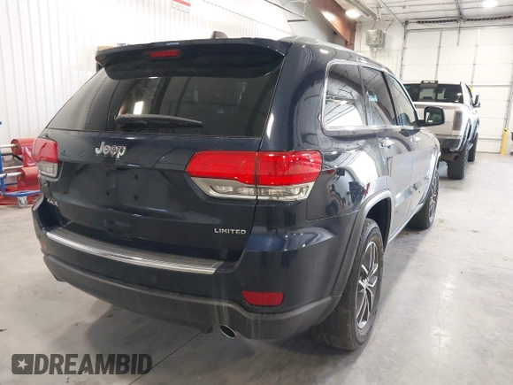 2018 Jeep Grand Cherokee Limited with VIN 1C4RJFBG4JC334582, listed as a IAAI auction lot 42137075 with 57,400 mi miles and . Bid and sale history available at DreamBid. Image 4.