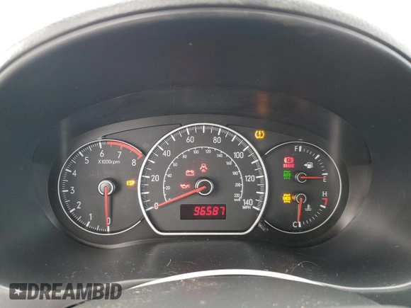2009 Suzuki SX4 with VIN JS2YB413095103261, listed as a Copart auction lot 79321024 with 96,587 mi miles and Salvage Title. Bid and sale history available at carsss.com. Image 9.