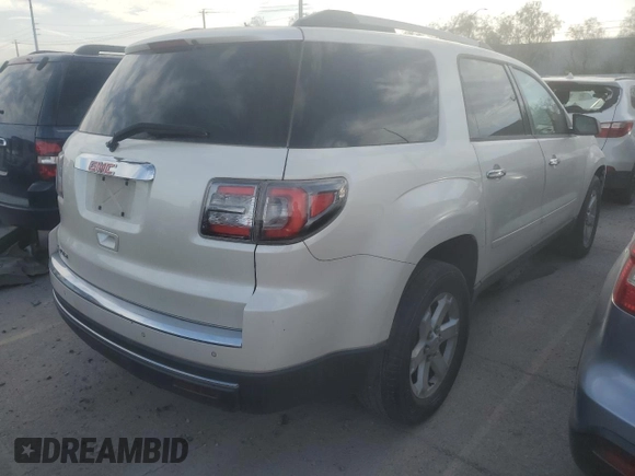 2013 GMC Acadia SLE with VIN 1GKKRNED0DJ143705, listed as a Copart auction lot 87512975 with 177,100 mi miles and Salvage Title. Bid and sale history available at carsss.com. Image 3.