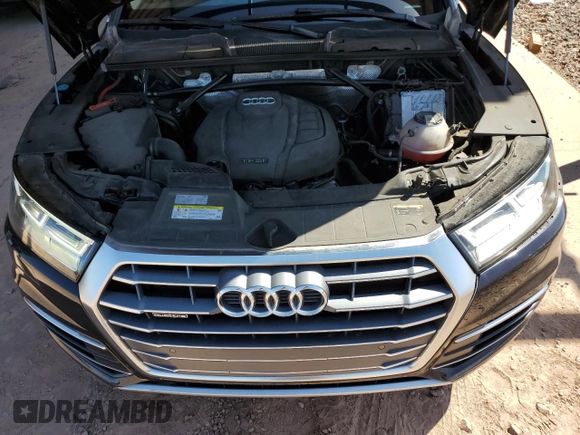 2018 Audi Q5 Premium Plus with VIN WA1BNAFY8J2161015, listed as a Copart auction lot 54365795 with 25,921 mi miles and Salvage Title. Bid and sale history available at carsss.com. Image 12.