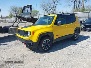 2015 Jeep Renegade Trailhawk with VIN ZACCJBCT0FPB69420, listed as a IAAI auction lot 41982518 with 133,375 mi miles and . Bid and sale history available at DreamBid. Image 17.