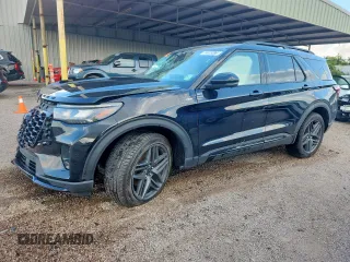 2025 Ford Explorer ST-Line with VIN 1FMUK8KH9SGB39904, listed as a Copart auction lot 62583475 with Not provided miles and Non repairable. Bid and sale history available at DreamBid. Image 1.