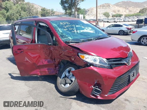 2020 Toyota Sienna LE Auto Access Seat с VIN 5TDKZ3DC7LS060864, выставлен на аукционе IAAI как лот 42518168 с пробегом 58 724 миль миль и . История ставок и продаж доступна на DreamBid. Изображение 1.