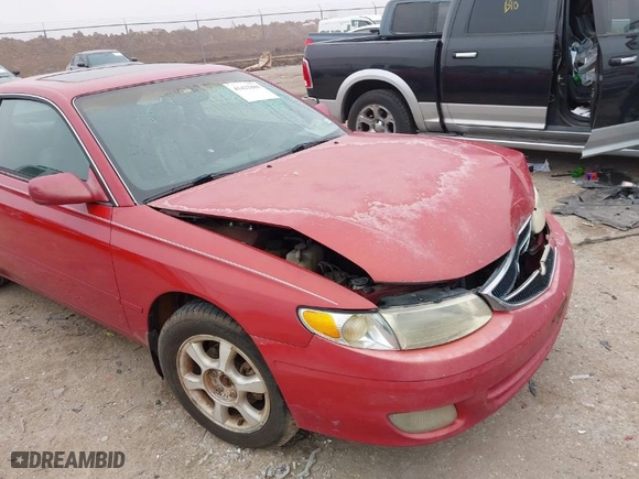 2000 Toyota Camry Solara SE with VIN 2T1CF22P7YC324758, listed as a IAAI auction lot 41422880 with 296,887 mi miles. Bid and sale history available at carsss.com. Image 12.