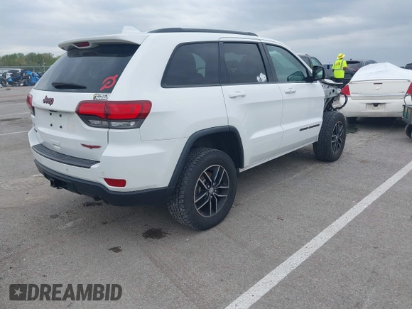2017 Jeep Grand Cherokee Trailhawk with VIN 1C4RJFLG5HC803400, listed as a IAAI auction lot 42052250 with 108,374 mi miles and . Bid and sale history available at DreamBid. Image 4.