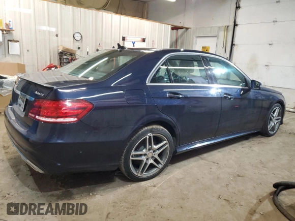2015 Mercedes-Benz E-Class E 350 Luxury with VIN WDDHF8JB4FB124243, listed as a Copart auction lot 48557165 with 121,432 mi miles and Salvage Title. Bid and sale history available at carsss.com. Image 3.