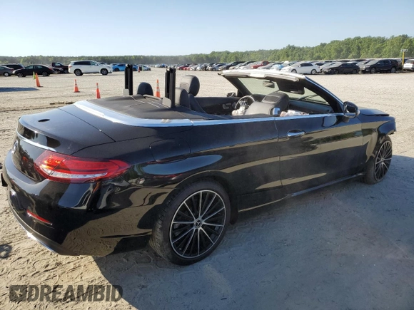 2020 Mercedes-Benz C 300 with VIN W1KWK8DB4LG001345, listed as a Copart auction lot 56673464 with Not Provided miles and Salvage Title. Bid and sale history available at DreamBid. Image 3.
