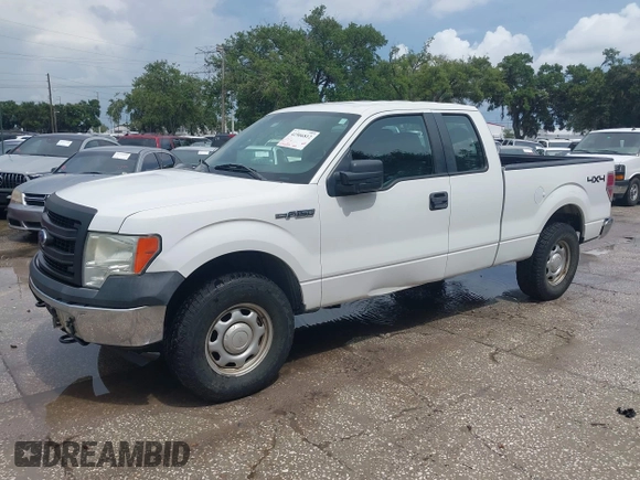 2014 Ford F-150 XL with VIN 1FTFX1EF2EKD41100, listed as a IAAI auction lot 42506812 with 153,255 mi miles and . Bid and sale history available at DreamBid. Image 19.