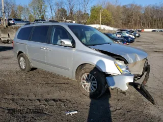 2014 Kia Sedona LX with VIN KNDMG4C70E6536481, listed as a Copart auction lot 53206255 with 175,565 mi miles and Salvage Title. Bid and sale history available at carsss.com. Image 4.