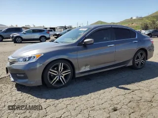2017 Honda Accord Sedan Sport with VIN 1HGCR2F58HA163522, listed as a Copart auction lot 51889785 with 148,155 mi miles and Salvage Title. Bid and sale history available at carsss.com. Image 1.