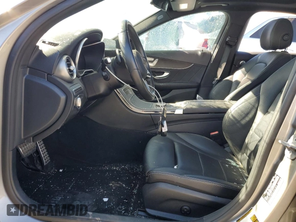 2020 Mercedes-Benz C 300 with VIN WDDWF8EB2LR551876, listed as a Copart auction lot 77541054 with 37,656 mi miles and Salvage Title. Bid and sale history available at DreamBid. Image 7.
