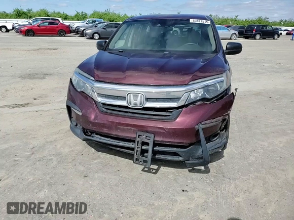 2019 Honda Pilot LX with VIN 5FNYF5H16KB031060, listed as a Copart auction lot 50821515 with 164,706 mi miles and Salvage Title. Bid and sale history available at DreamBid. Image 11.