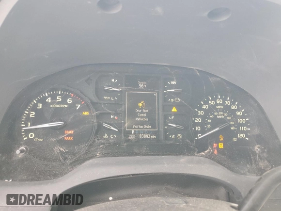 2020 Toyota Tundra 2WD SR with VIN 5TFTY5F10LX011191, listed as a Copart auction lot 77595574 with 83,892 mi miles and Salvage Title. Bid and sale history available at carsss.com. Image 9.