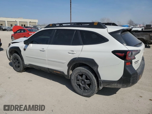 2023 Subaru Outback Wilderness with VIN 4S4BTGUDXP3111827, listed as a Copart auction lot 48702075 with 52,628 mi miles and Salvage title. Bid and sale history available at DreamBid. Image 2.