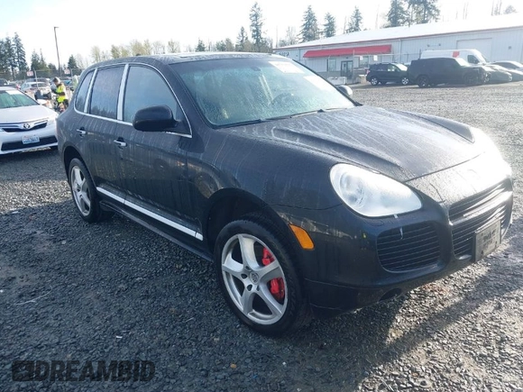 2005 Porsche Cayenne Turbo with VIN WP1AC29P25LA92448, listed as a IAAI auction lot 41976442 with 119,893 mi miles and . Bid and sale history available at DreamBid. Image 1.