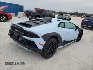 2024 Lamborghini Huracan z VIN ZHWUG7ZF0RLA28142, wystawiony jako Copart lot #77010504 z przebiegiem Nie podano mil oraz Szkody całkowita. Historia ofert i sprzedaży dostępna na DreamBid. Obrazek 3.