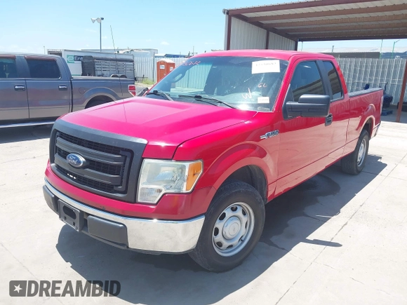 2013 Ford F-150 XL with VIN 1FTEX1CMXDKE24513, listed as a IAAI auction lot 42530682 with 215,018 mi miles and . Bid and sale history available at DreamBid. Image 2.