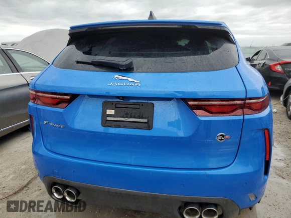2023 Jaguar F-Pace SVR with VIN SADCZ2EE7PA704045, listed as a Copart auction lot 75995704 with Not Provided miles and Non Repairable. Bid and sale history available at DreamBid. Image 6.
