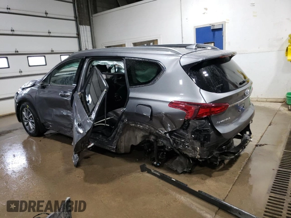 2019 Hyundai Santa Fe Ultimate with VIN 5NMS5CAD2KH135223, listed as a Copart auction lot 52534625 with 93,048 mi miles and Salvage Title. Bid and sale history available at DreamBid. Image 2.