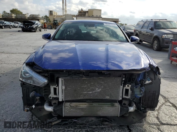 2020 Genesis G70 2.0T Sport with VIN KMTG24LA1LU063322, listed as a Copart auction lot 78487314 with 14,284 mi miles and Salvage Title. Bid and sale history available at carsss.com. Image 5.