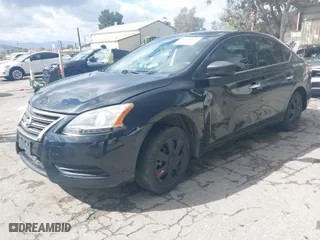 2015 Nissan Sentra SR with VIN 3N1AB7AP8FY264295, listed as a IAAI auction lot 41734824 with 147,388 mi miles. Bid and sale history available at carsss.com. Image 2.