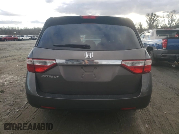 2011 Honda Odyssey EX-L with VIN 5FNRL5H64BB073266, listed as a Copart auction lot 84478964 with 207,991 mi miles and Salvage Title. Bid and sale history available at DreamBid. Image 6.