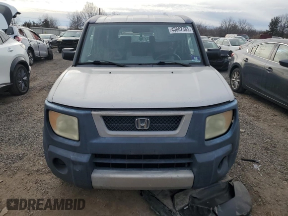 2005 Honda Element EX with VIN 5J6YH18685L015615, listed as a Copart auction lot 43807485 with 306,146 mi miles and Salvage Title. Bid and sale history available at DreamBid. Image 5.