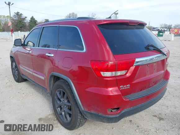 2011 Jeep Grand Cherokee Laredo with VIN 1J4RR4GG6BC527897, listed as a IAAI auction lot 42032975 with 148,875 mi miles. Bid and sale history available at carsss.com. Image 3.
