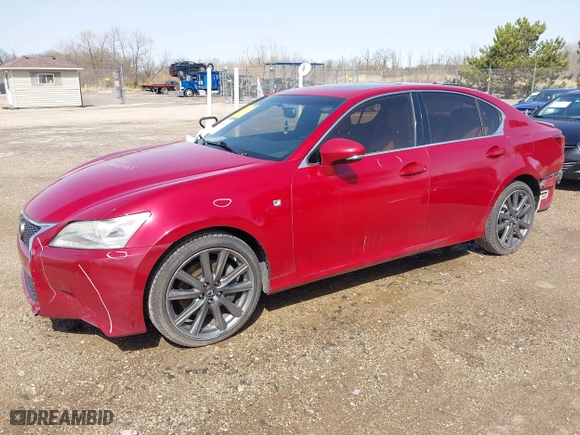 2013 Lexus GS 350 with VIN JTHCE1BL6D5015637, listed as a IAAI auction lot 42059657 with 210,472 mi miles. Bid and sale history available at carsss.com. Image 18.