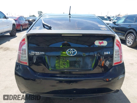 2013 Toyota Prius One with VIN JTDKN3DU6D0338436, listed as a IAAI auction lot 41881367 with 172,968 mi miles. Bid and sale history available at carsss.com. Image 16.