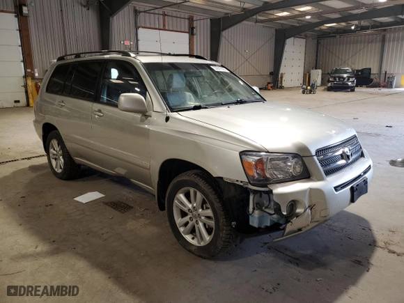 2006 Toyota Highlander Hybrid with VIN JTEEW21A560018506, listed as a Copart auction lot 53947695 with 218,026 mi miles and Clean Title. Bid and sale history available at carsss.com. Image 4.
