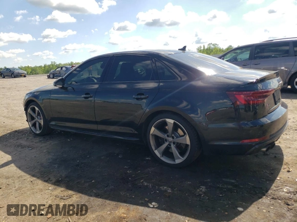 2019 Audi S4 Premium Plus with VIN WAUB4AF47KA002139, listed as a Copart auction lot 52466254 with 49,182 mi miles. Bid and sale history available at carsss.com. Image 2.