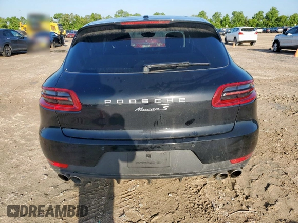 2018 Porsche Macan S with VIN WP1AB2A56JLB35650, listed as a Copart auction lot 57789255 with 59,025 mi miles and Salvage title. Bid and sale history available at DreamBid. Image 6.