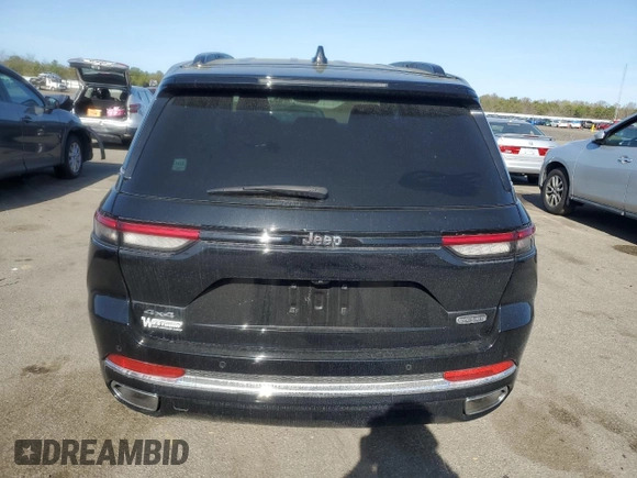2023 Jeep Grand Cherokee Overland with VIN 1C4RJHDG7P8740876, listed as a Copart auction lot 55253815 with 29,155 mi miles and Salvage title. Bid and sale history available at DreamBid. Image 6.
