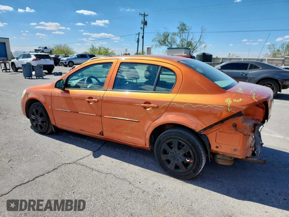 2007 Chevrolet Cobalt LT z VIN 1G1AL55FX77271678, wystawiony jako Copart lot #59574485 z przebiegiem 109 955 mil mil oraz Szkoda całkowita • Salvage title. Historia ofert i sprzedaży dostępna na DreamBid. Obrazek 2.