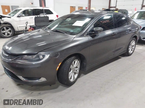 2015 Chrysler 200 Limited with VIN 1C3CCCAB1FN688550, listed as a IAAI auction lot 42063311 with 74,407 mi miles and . Bid and sale history available at DreamBid. Image 2.