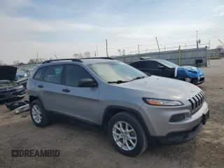2015 Jeep Cherokee Sport with VIN 1C4PJMAB3FW615621, listed as a Copart auction lot 52330115 with 160,739 mi miles and Salvage title. Bid and sale history available at DreamBid. Image 4.