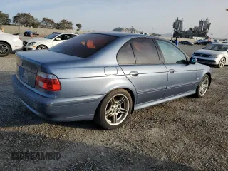 2002 BMW 5 Series 540iA with VIN WBADN63462GN87204, listed as a Copart auction lot 42028815 with 0 mi miles and Clean Title. Bid and sale history available at carsss.com. Image 3.