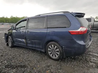 2018 Toyota Sienna XLE with VIN 5TDDZ3DC9JS196337, listed as a Copart auction lot 56890985 with 195,104 mi miles and Salvage title. Bid and sale history available at DreamBid. Image 2.