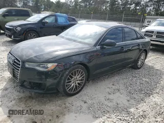 2016 Audi A6 2.0T Premium with VIN WAUCFAFC3GN110442, listed as a Copart auction lot 47944785 with 153,262 mi miles and Clean Title. Bid and sale history available at carsss.com. Image 1.