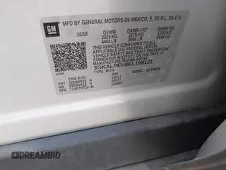2019 GMC Terrain SLT with VIN 3GKALPEV8KL198121, listed as a IAAI auction lot 41877712 with 95,974 mi miles. Bid and sale history available at carsss.com. Image 9.