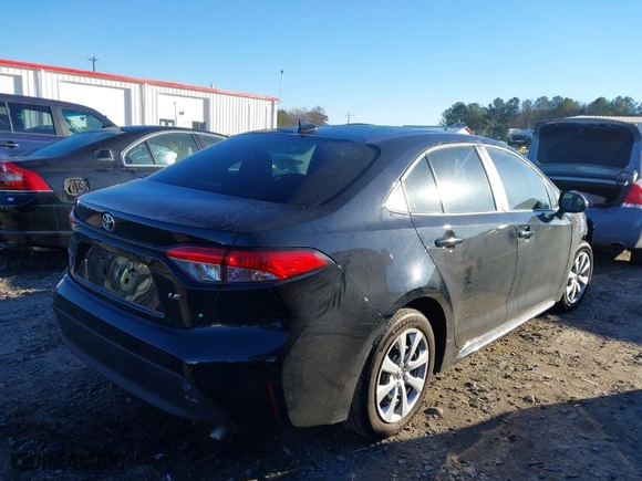 2023 Toyota Corolla LE with VIN 5YFB4MDEXPP028284, listed as a IAAI auction lot 41332462 with 19,565 mi miles. Bid and sale history available at carsss.com. Image 4.