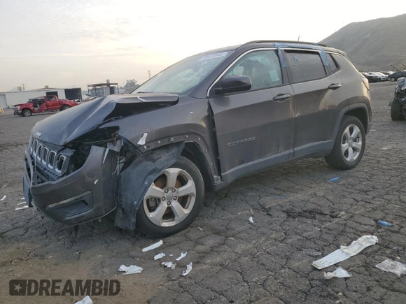2020 Jeep Compass Latitude with VIN 3C4NJCBB4LT141325, listed as a Copart auction lot 43410945 with 52,691 mi miles and Salvage Title. Bid and sale history available at carsss.com. Image 1.