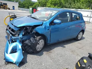 2024 Mitsubishi Mirage ES z VIN ML32AUHJ8RH017169, wystawiony jako Copart lot #60427485 z przebiegiem 9 272 mil mil oraz Nie do naprawy • Non repairable. Historia ofert i sprzedaży dostępna na DreamBid. Obrazek 1.