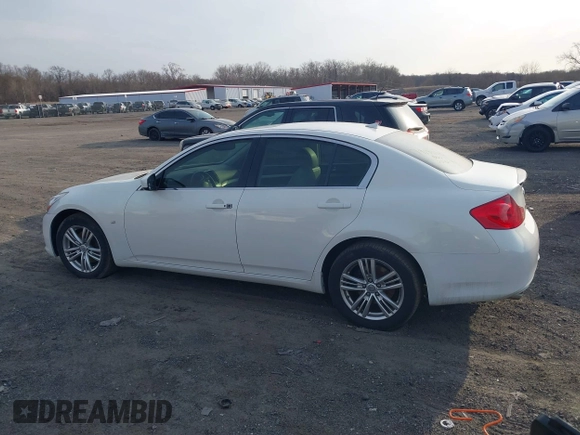 2015 Infiniti Q40 with VIN JN1CV6AR2FM524365, listed as a IAAI auction lot 41751603 with 1 mi miles. Bid and sale history available at carsss.com. Image 14.