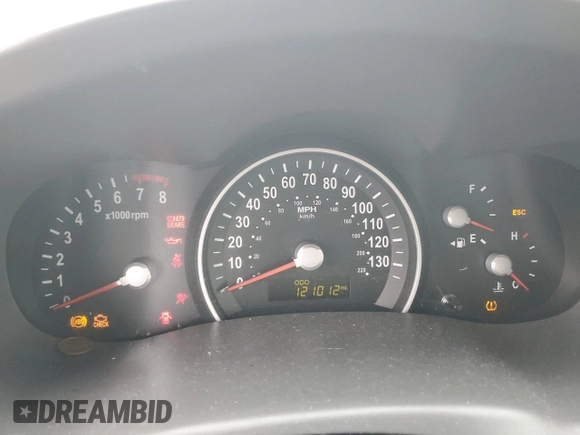 2012 Kia Sedona EX with VIN KNDMH4C70C6427156, listed as a Copart auction lot 50417654 with 121,012 mi miles and Salvage Title. Bid and sale history available at carsss.com. Image 9.