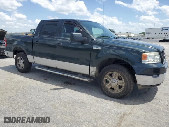 2005 Ford F-150 XLT with VIN 1FTRW12W05KC77725, listed as a Copart auction lot 61828205 with 171,121 mi miles and Salvage title. Bid and sale history available at DreamBid. Image 4.