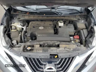 2018 Nissan Murano S z VIN 5N1AZ2MG3JN143098, wystawiony jako Copart lot #55464205 z przebiegiem 98 243 mil mil oraz Szkoda całkowita • Salvage title. Historia ofert i sprzedaży dostępna na DreamBid. Obrazek 12.