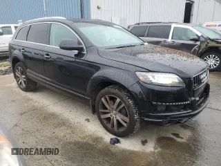 2015 Audi Q7 Premium Plus with VIN WA1LMAFE2FD023589, listed as a Copart auction lot 59329875 with 103,365 mi miles and Salvage title. Bid and sale history available at DreamBid. Image 4.