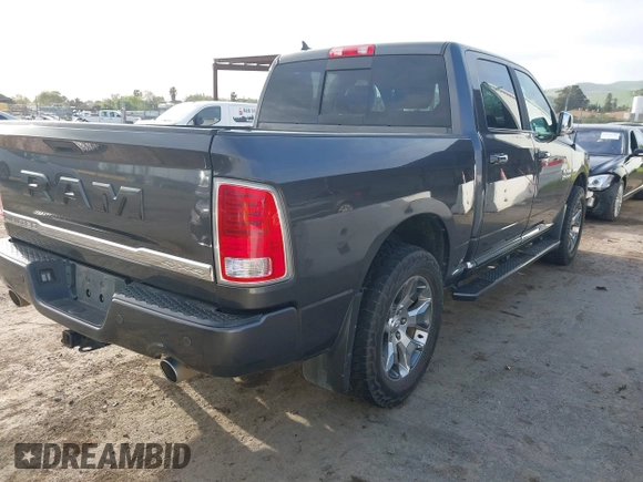 2018 Ram 1500 Longhorn with VIN 1C6RR7PT5JS150933, listed as a IAAI auction lot 41856563 with 133,496 mi miles and . Bid and sale history available at DreamBid. Image 4.
